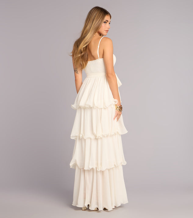 Windsor Love in Layers Ruffle Chiffon Maxi Dress - Image 2