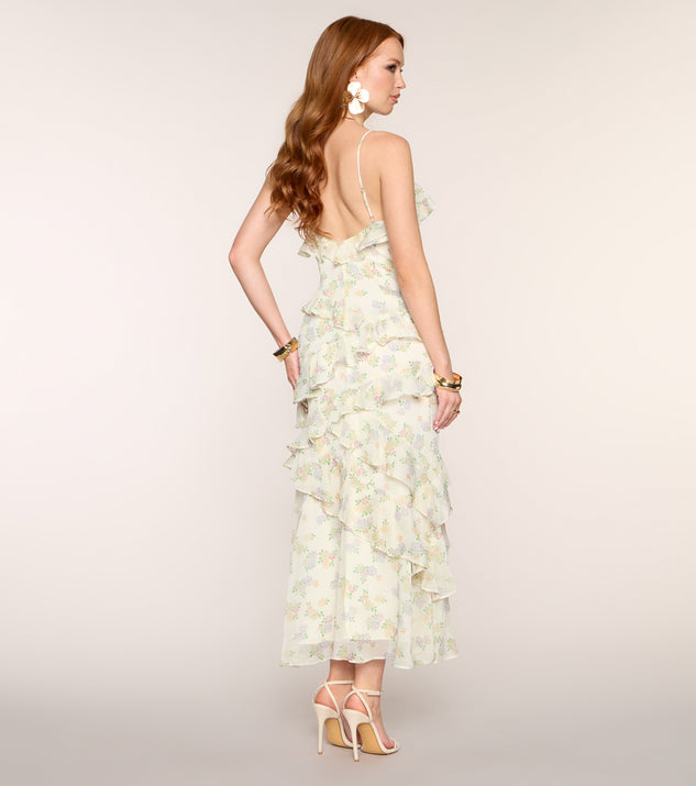 Windsor Love Letters Ruffle Maxi Dress - Image 3