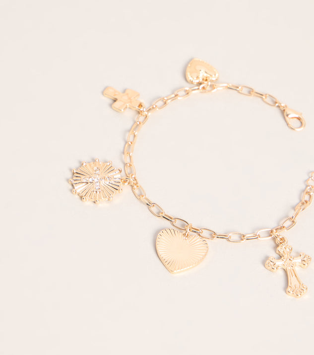 Windsor Lucky Girl Charm Chain Bracelet - Image 2