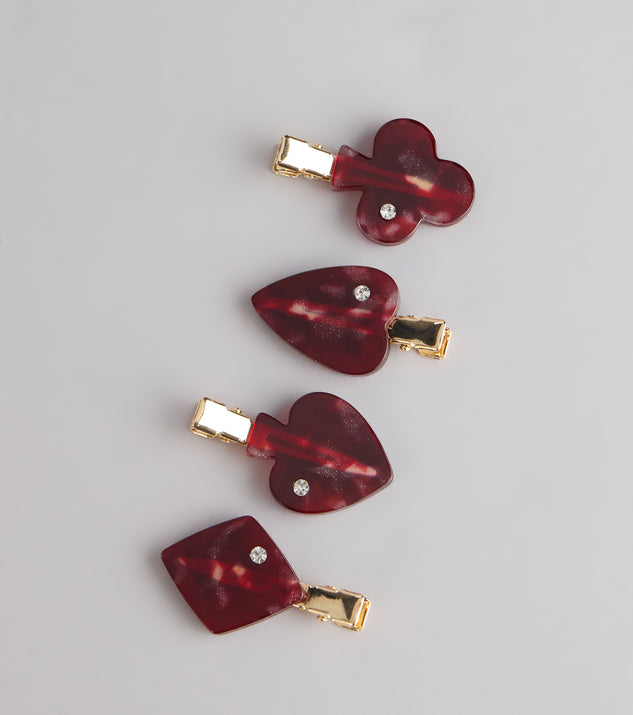 Windsor Lucky You Charm Hair Clip Set - Image 2