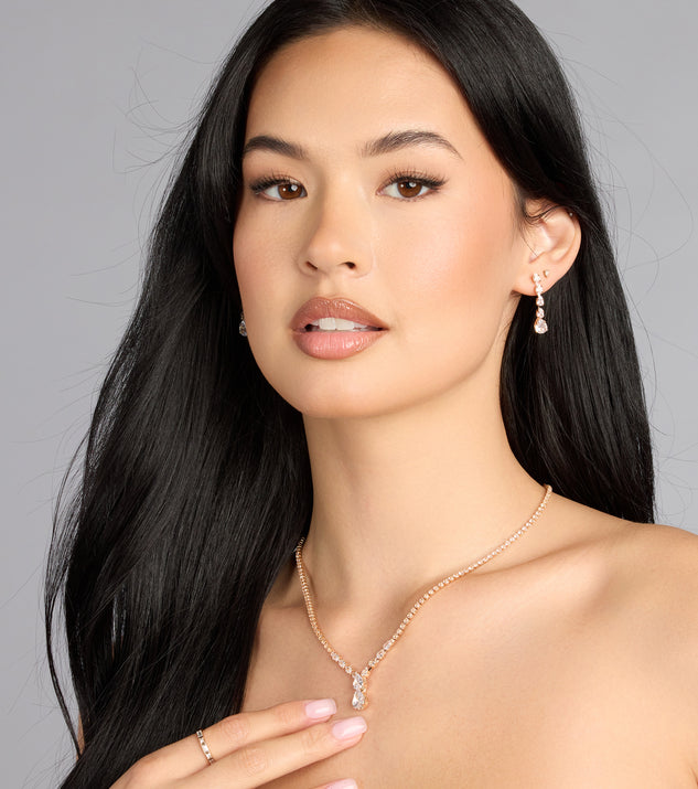 Windsor Luminous Glow Cubic Zirconia Jewelry Set - Image 2
