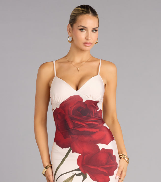 Windsor Madi Floral Print Mermaid Formal Dress - Image 3