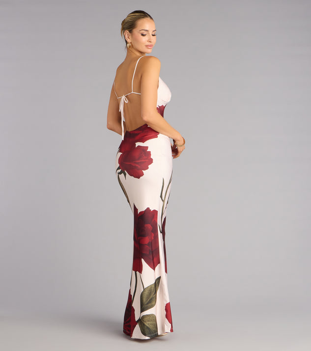 Windsor Madi Floral Print Mermaid Formal Dress - Image 2