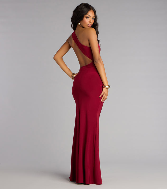 Windsor Marina One-Shoulder Mermaid Formal Dress - Image 2