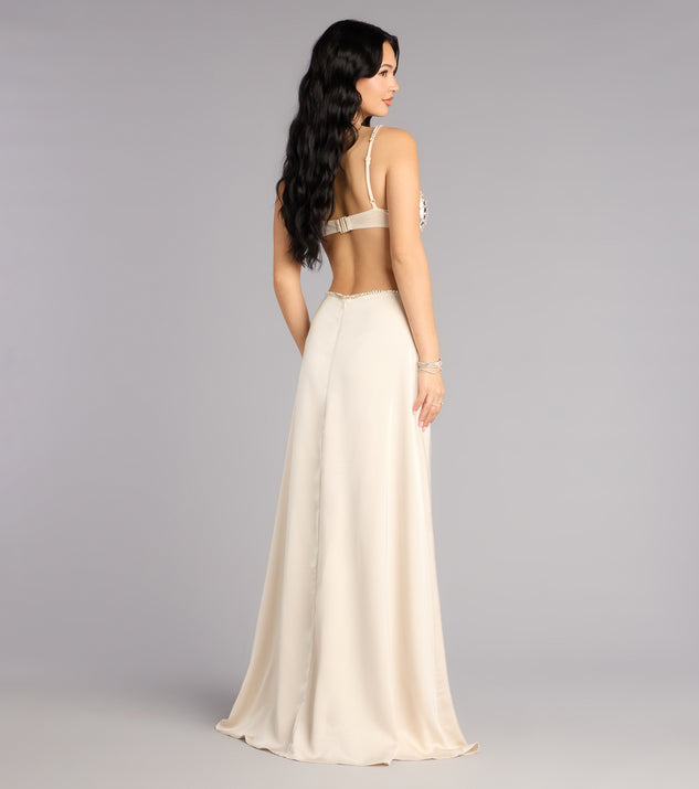 Windsor Marybelle Satin A-Line Formal Dress - Image 2