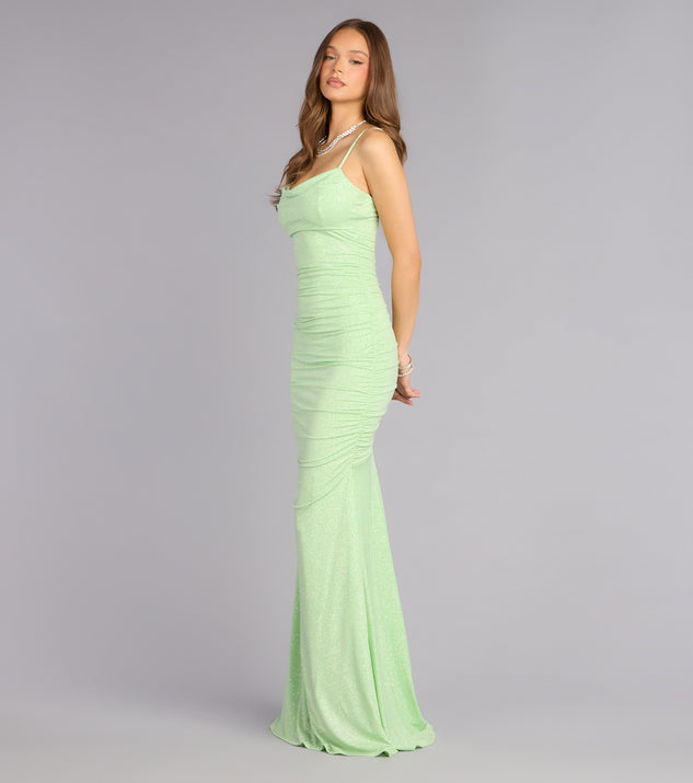 Windsor Matilda Glitter Mermaid Formal Dress - Image 3