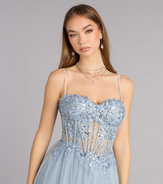 Windsor Melissa Corset Tulle A-Line Ball Gown - Image 3