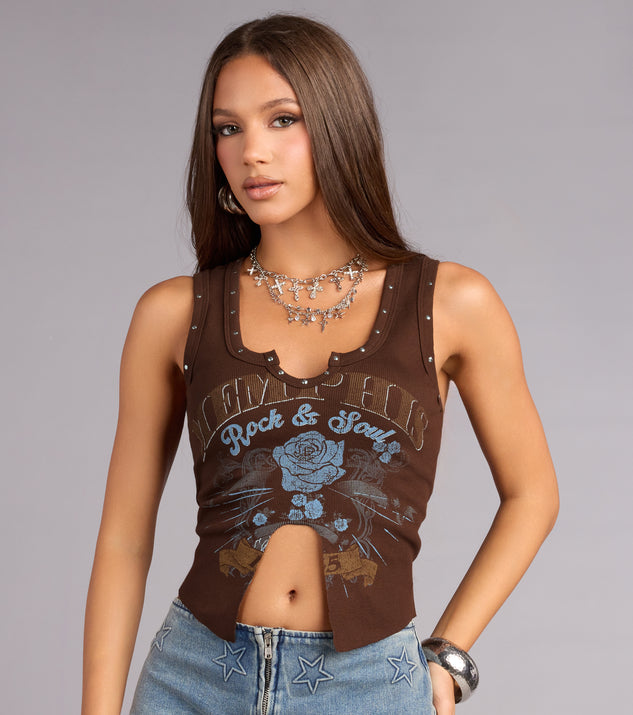 Windsor Memphis Rock And Soul Graphic Tank Top - Image 3