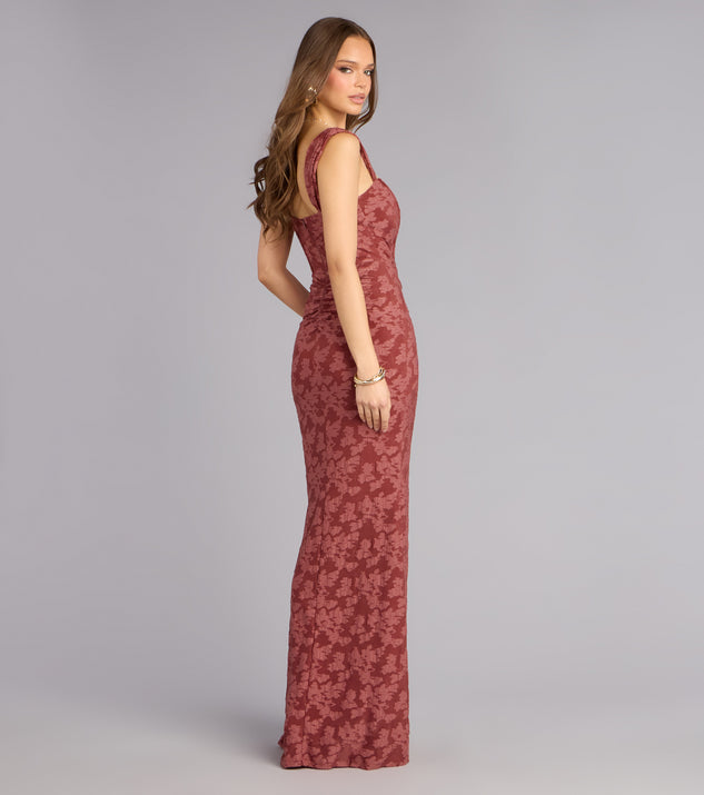 Windsor Meryl Jacquard Mermaid Formal Dress - Image 2