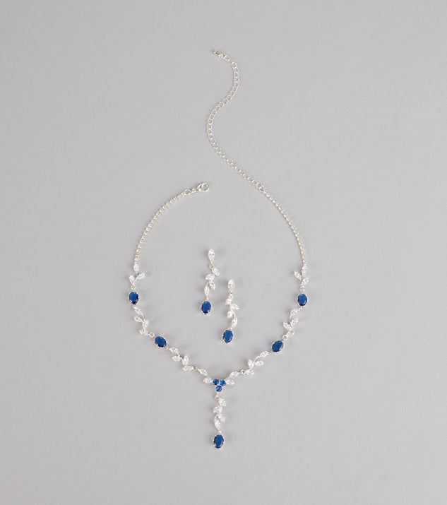 Windsor Midnight Glamour Cubic Zirconia Jewelry Set - Image 3