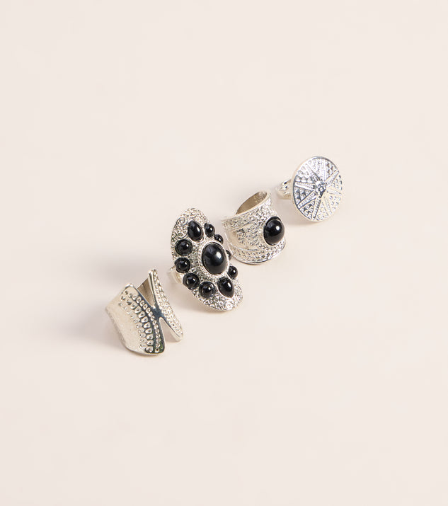 Windsor Midnight Relic Three-Piece Ring Set - Image 3