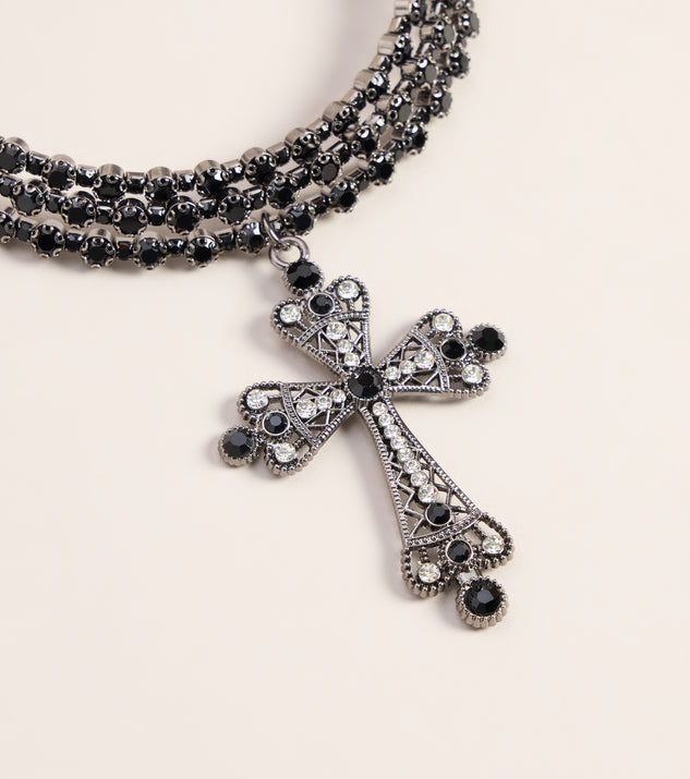 Windsor Midnight Revival Cross Choker - Image 3