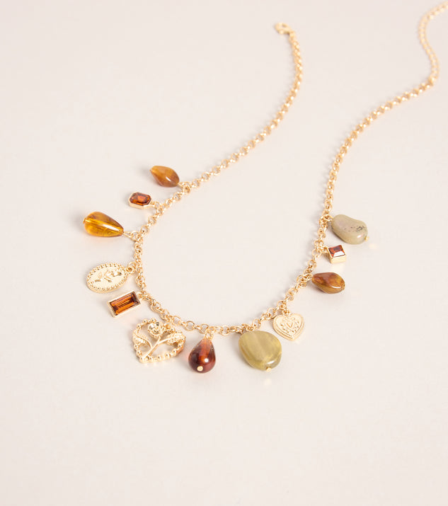 Windsor Mood Board Stone Charm Necklace - Image 3