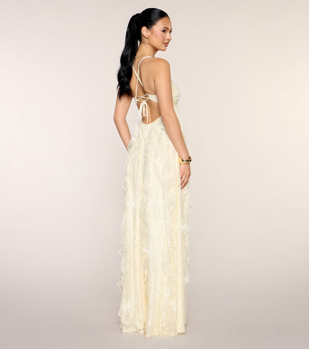 Windsor Nadene Sequin Lace A-Line Formal Dress - Image 2