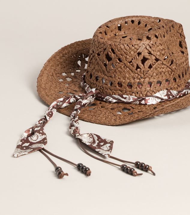 Windsor Nashville Nights Straw Cowboy Hat - Image 3