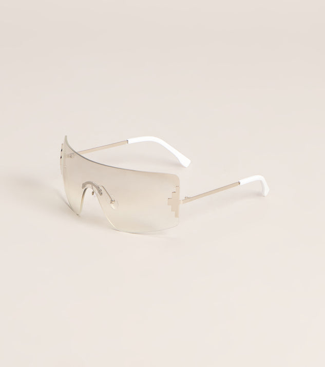Windsor No Notes Shield Sunglasses - Image 2