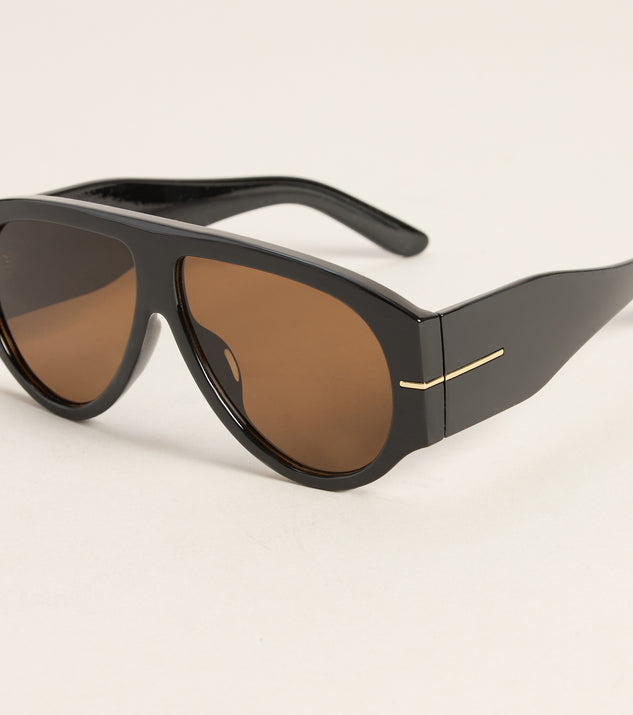 Windsor No Small Talk Oversized Sunglasses - Image 3