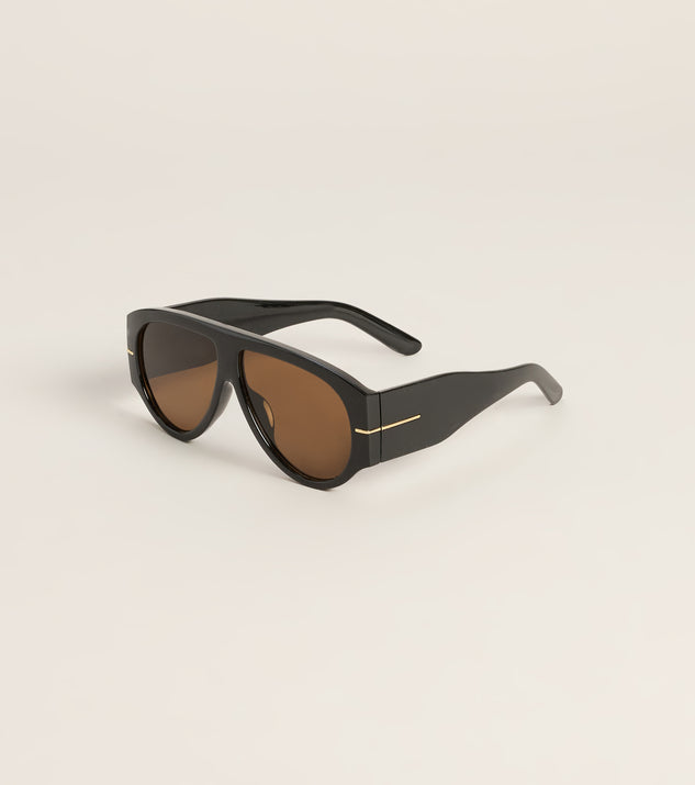 Windsor No Small Talk Oversized Sunglasses - Image 2