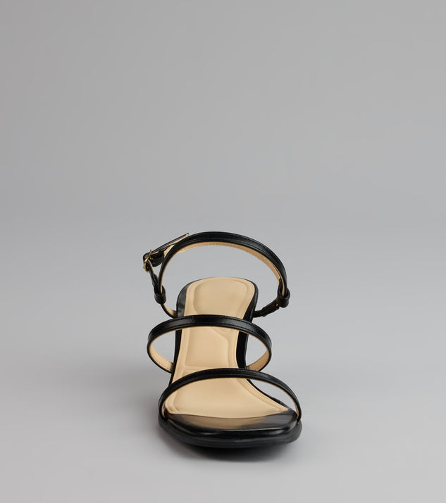 Windsor On Point Strappy Sling-Back Stiletto Heels - Image 3