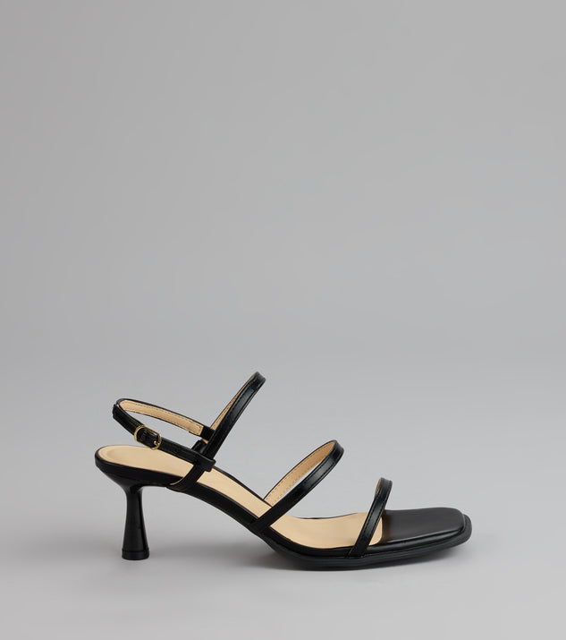Windsor On Point Strappy Sling-Back Stiletto Heels - Image 2