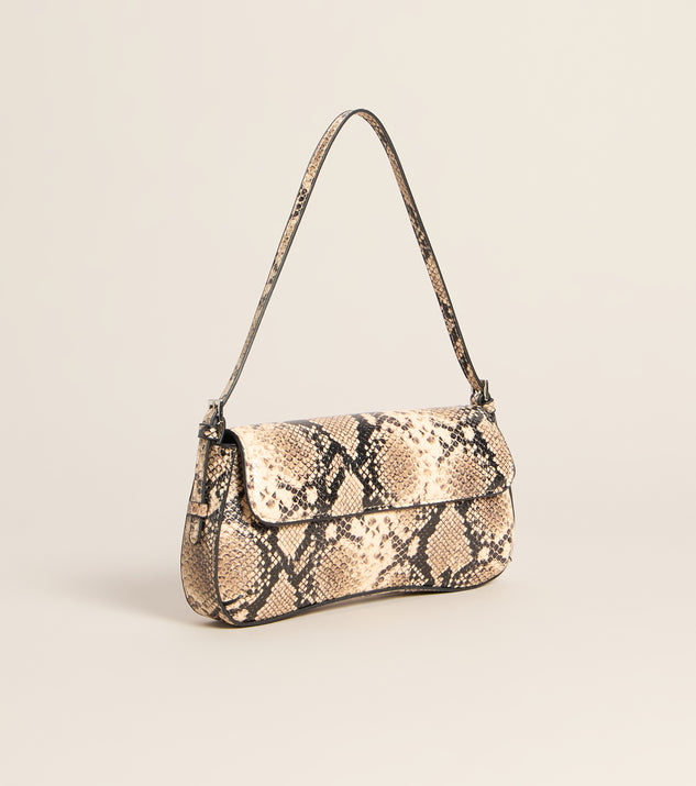 Windsor Outfit Maker Snake Print Shoulder Bag - Image 2