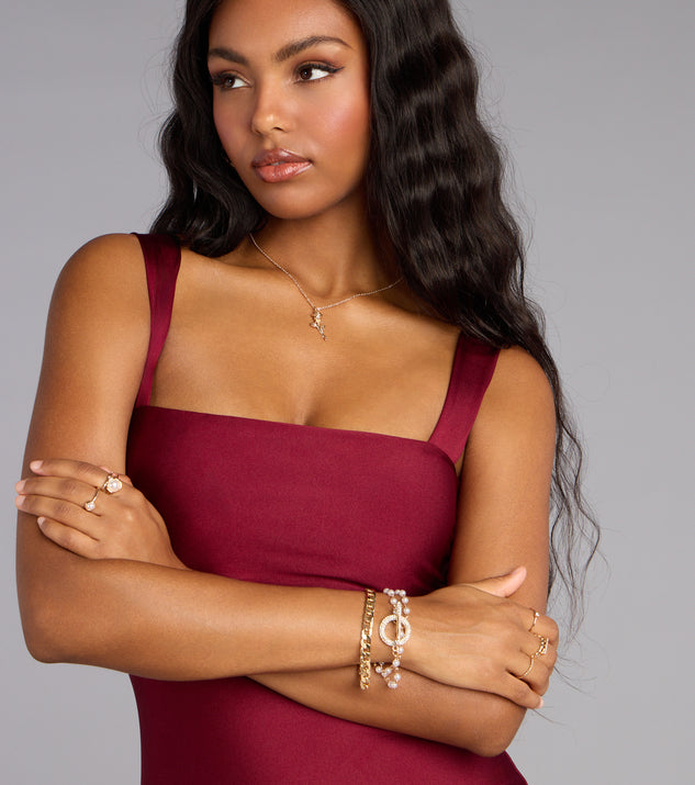 Windsor Pearls And Chains Layered Bracelet Set - Image 2