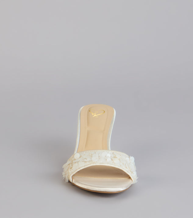 Windsor Perfect Glow Sequin Mule Heels - Image 3