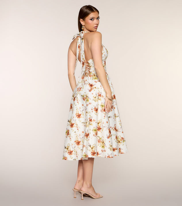 Windsor Picnic Pending Floral Midi Dress - Image 2