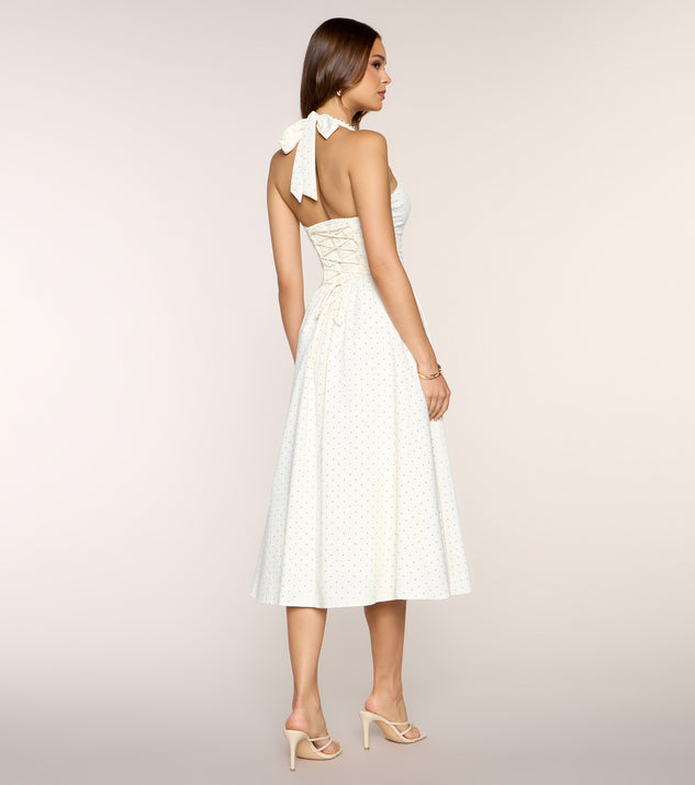 Windsor Picture Perfect Polka Dot Midi Dress - Image 2