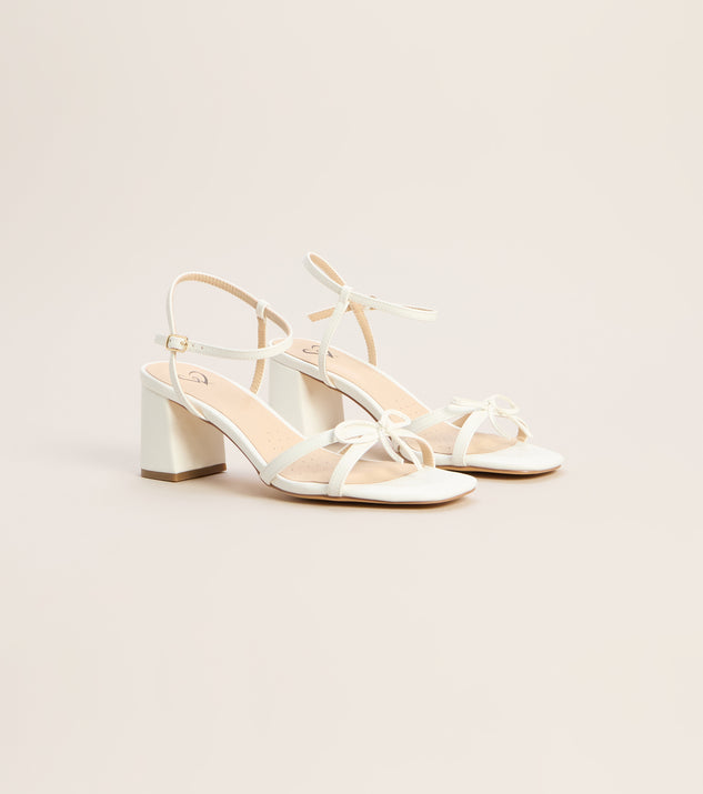 Windsor Plans Confirmed Bow Block Heels - Image 2