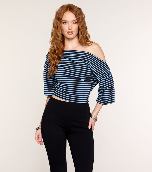 Windsor Plans Optional Striped Dolman Top - Image 3