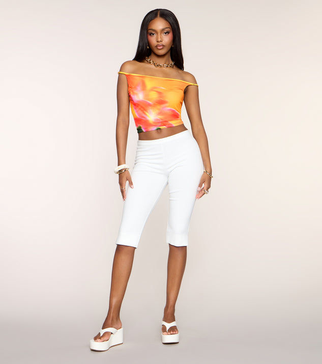 Windsor Play Nice Twist Strap Crop Top - Image 3
