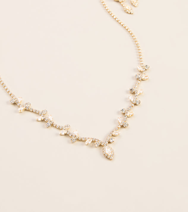 Windsor Plus One Cubic Zirconia Necklace And Earrings Set - Image 3