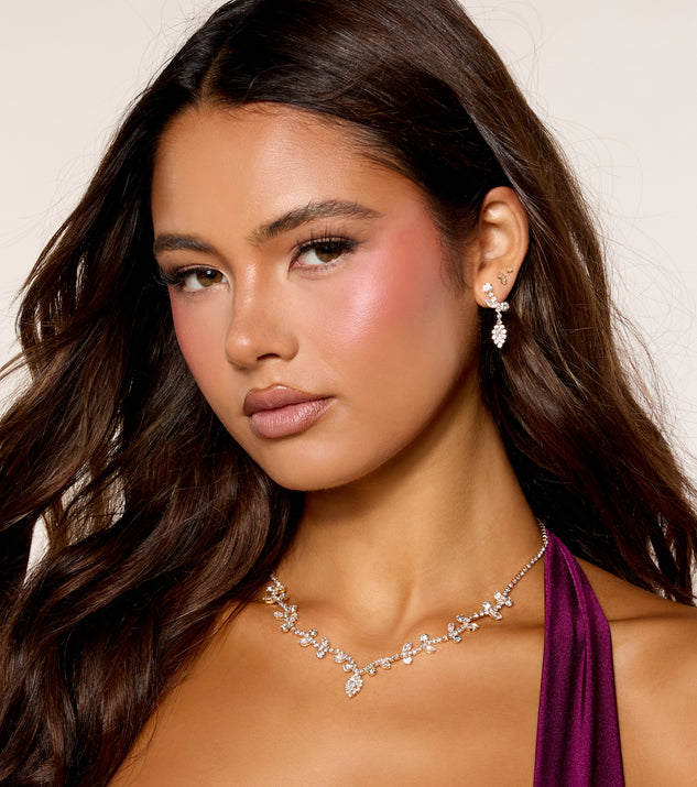 Windsor Plus One Cubic Zirconia Necklace And Earrings Set - Image 2