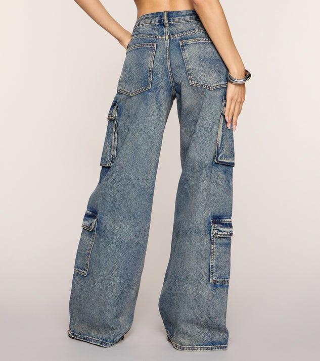 Windsor Pocket Full Of Plans Cargo Denim Jeans - Image 3