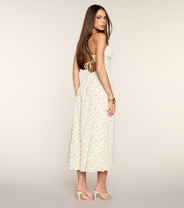 Windsor Pretty Breeze Floral Strappy Midi Dress - Image 2