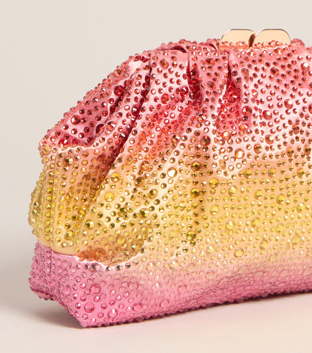 Windsor Pretty Glow Moment Ombre Satin Clutch - Image 3
