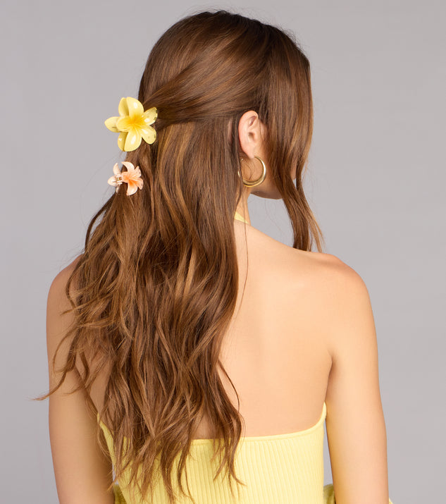 Windsor Pretty Petals Flower Hair Claw Clip Set - Image 2