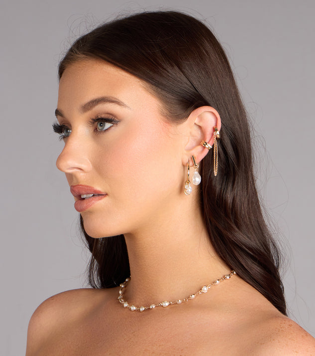 Windsor Pretty Pinned Four Pack Earrings - Image 2