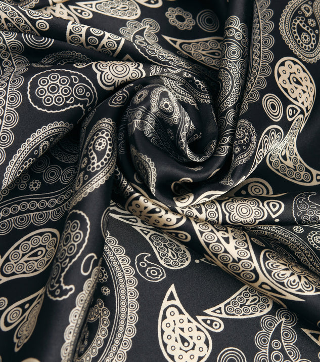 Windsor Print Play Paisley Satin Scarf - Image 3