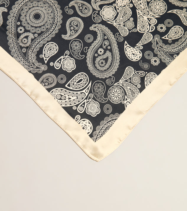 Windsor Print Play Paisley Satin Scarf - Image 2