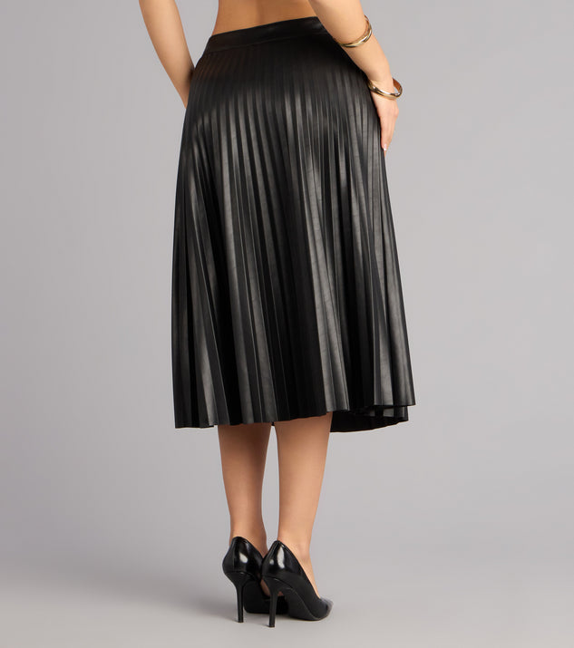 Windsor Quiet Drama Pleated Midi Skirt - Image 2