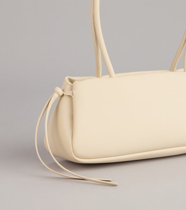 Windsor Quiet Luxury Knot Detail Satchel Bag - Image 3