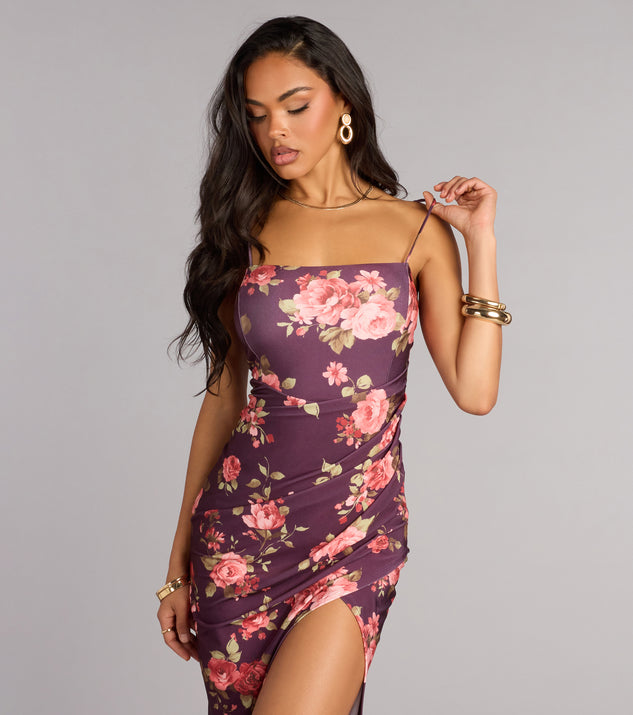 Windsor Quietly Captivating Floral Midi Dress - Image 3