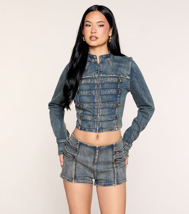 Windsor Rebel Routine Denim Hot Shorts - Image 3
