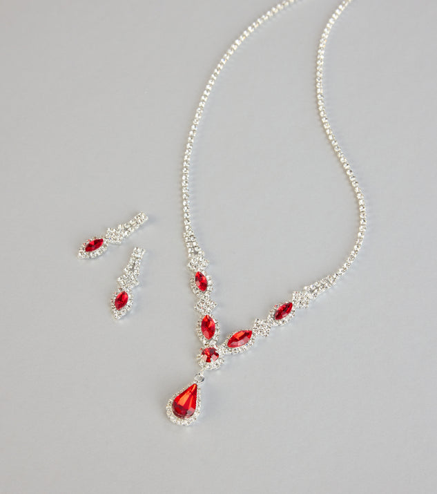 Windsor Regal Glow Necklace And Earrings Set - Image 3