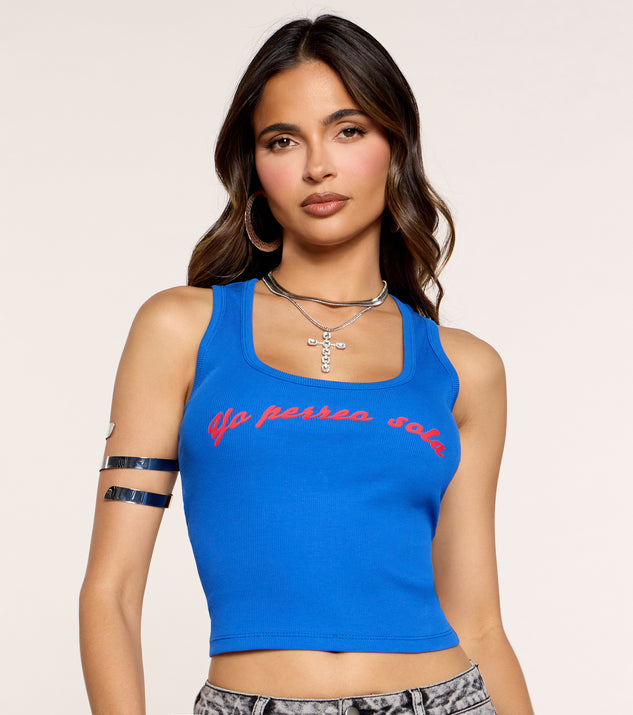 Windsor Rhythm Ready Yo Perreo Sola Graphic Top - Image 2
