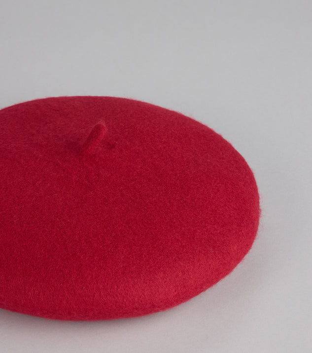 Windsor Rich Mood Solid Beret - Image 3
