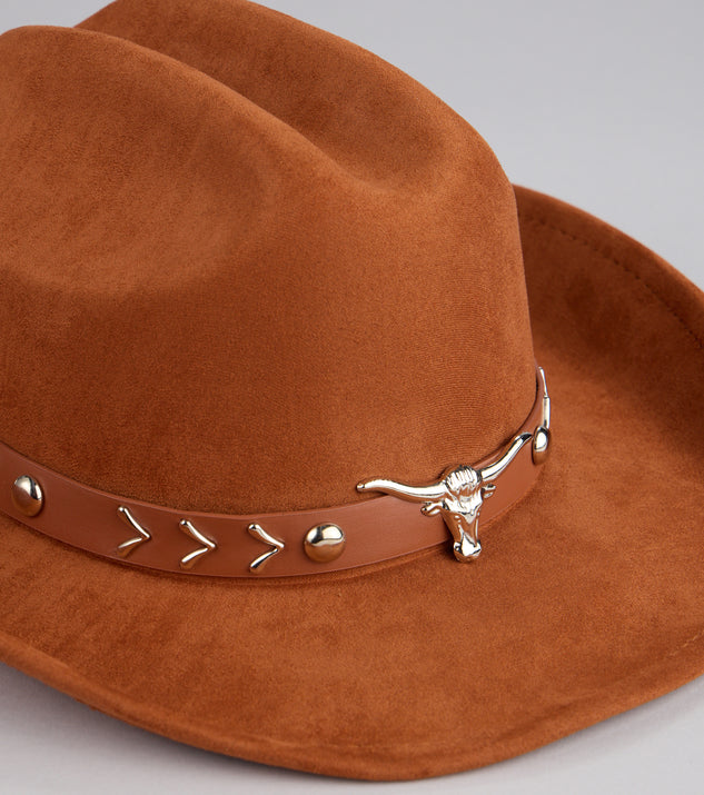 Windsor Rodeo Ready Longhorn Detail Cowboy Hat - Image 2