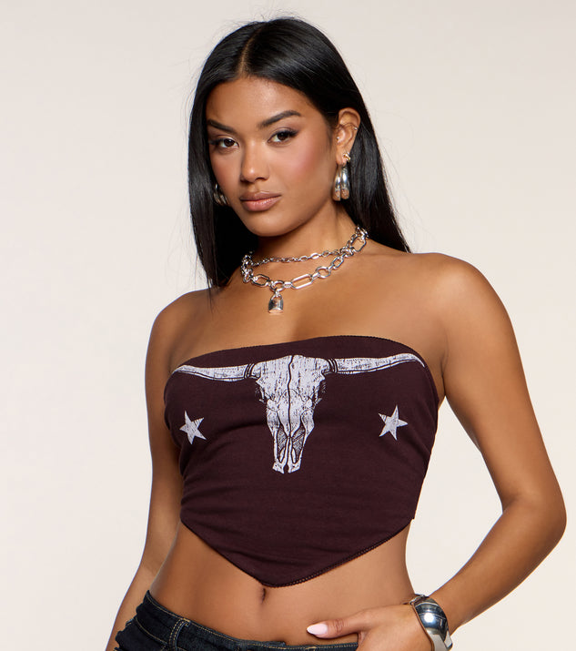 Windsor Rodeo Rules Tube Crop Top - Image 3